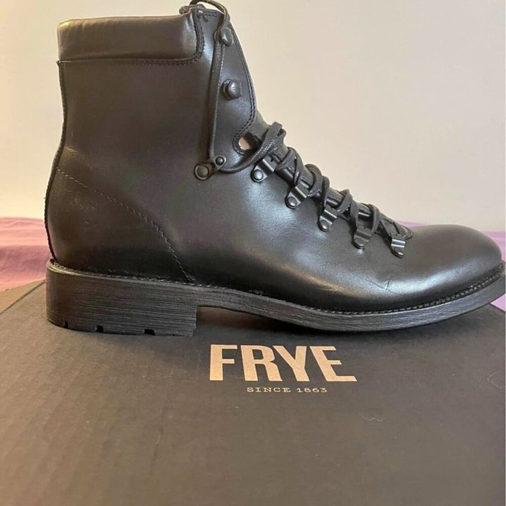 Men's Frye Bowery Hiker Boots Size 11.5 Black